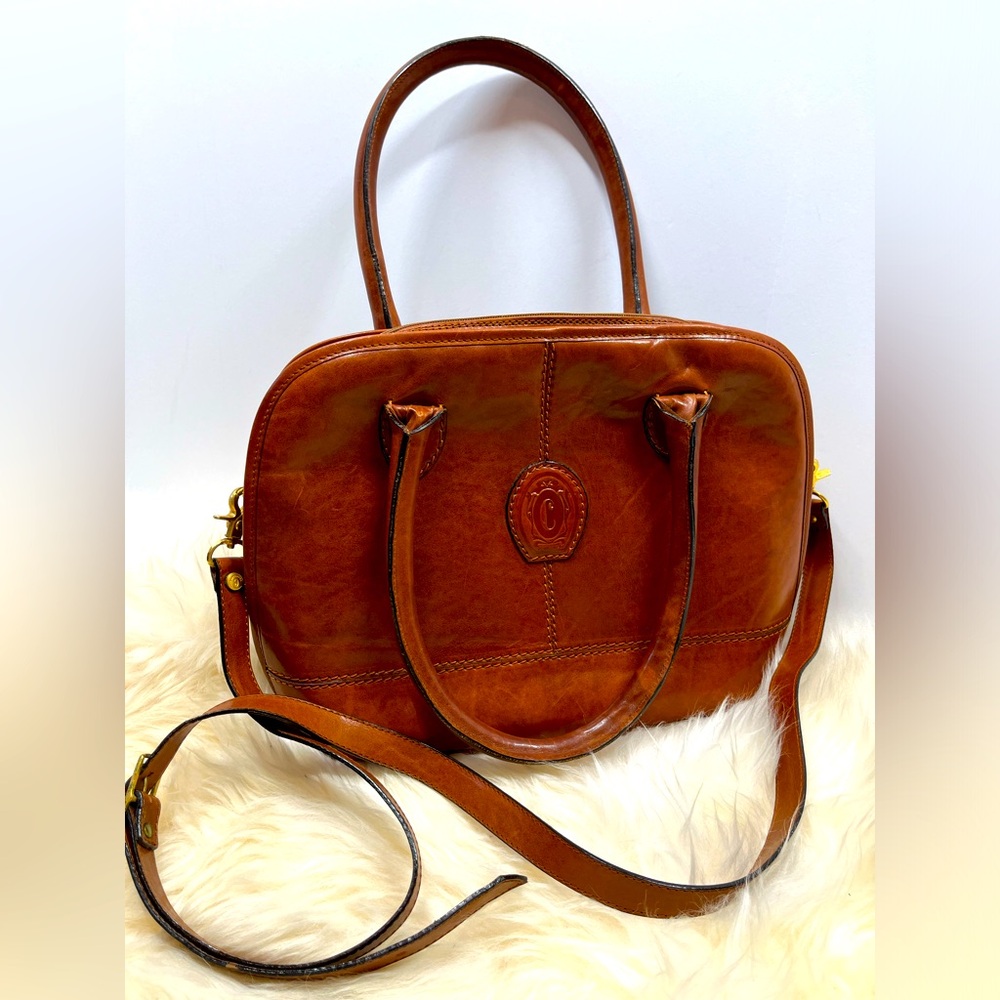 Ceancarel Vintage Genuine Leather Luxury Bag from Portugal Rare